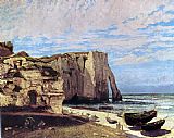 The Cliffs of tretat After the Storm by Gustave Courbet